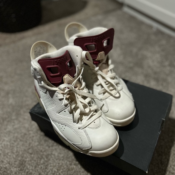 Jordan 6 retro Maroon 2015 size 8.5 mens - Picture 3 of 4